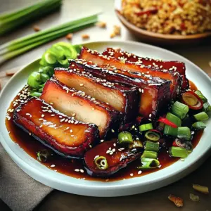 Sweet and Sticky Asian-Style Pork Belly