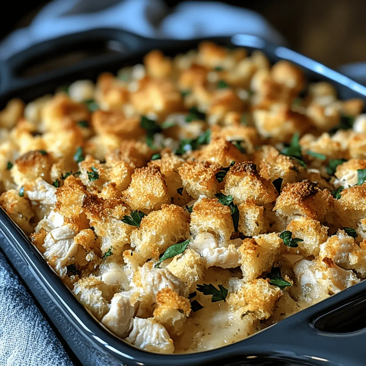 Chicken and Stuffing Casserole
