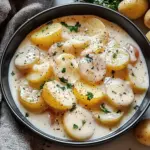Creamy Garlic Sauce Potatoes