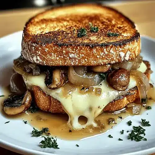 Swiss Mushroom Melt Sandwich