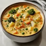 Veggie Pot Pie Soup
