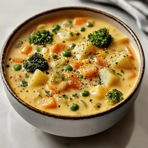 Veggie Pot Pie Soup