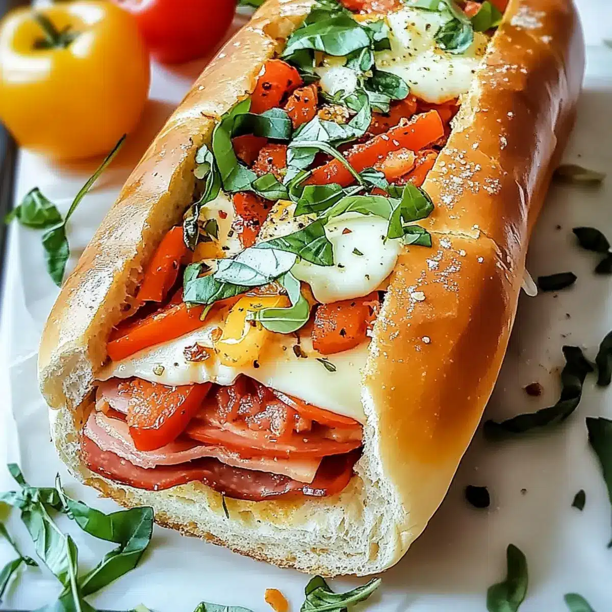 Baked Italian Grinder Sandwiches