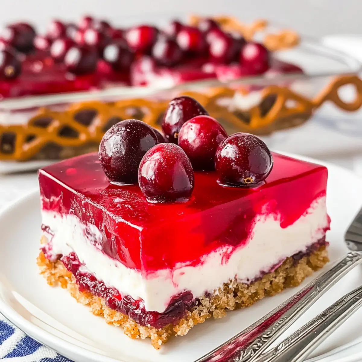 Cranberry Pretzel Salad