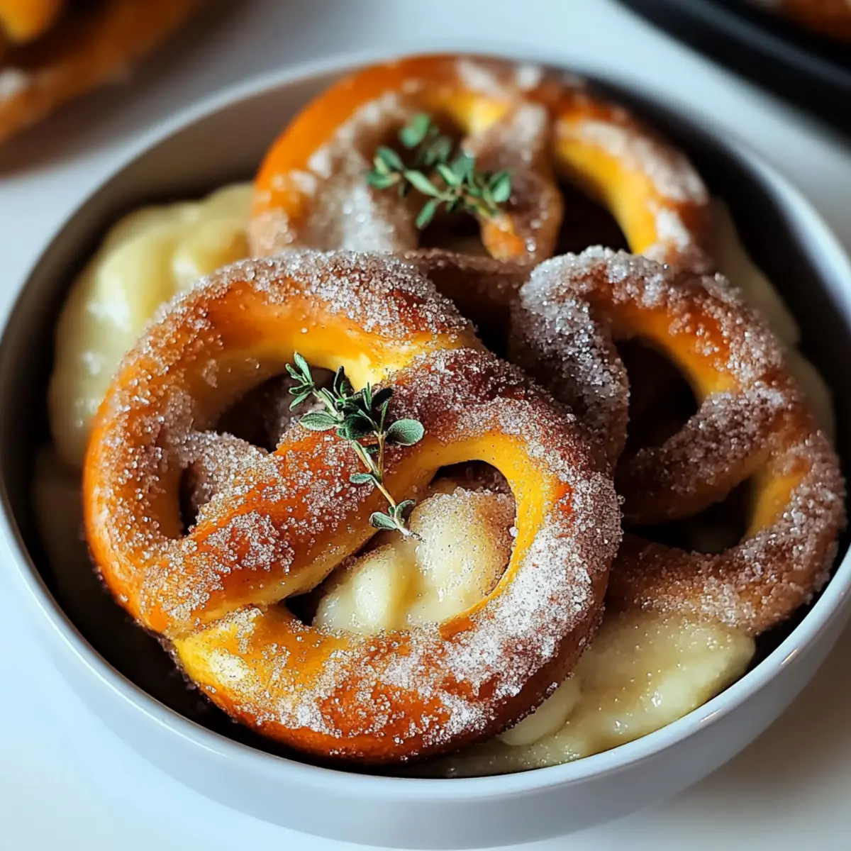 Cinnamon Sugar Soft Pretzels