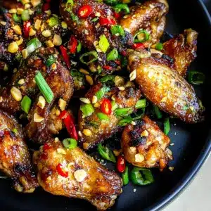 Sticky lemongrass chilli Air Fryer chicken wings