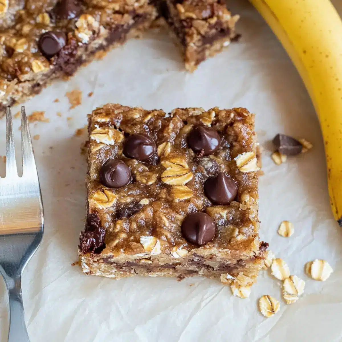 Banana Oatmeal Bars