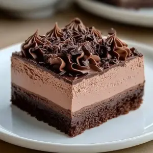 Chocolate Mousse Brownies