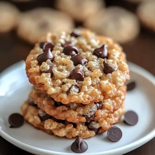 Rice Krispie Chocolate Chip Cookies