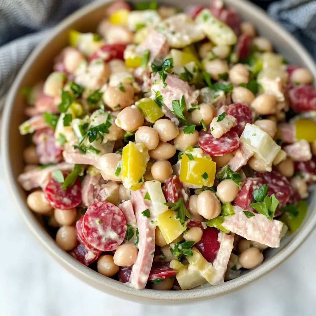 Italian Grinder Bean Salad