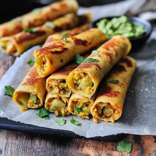Baked Veggie Flautas