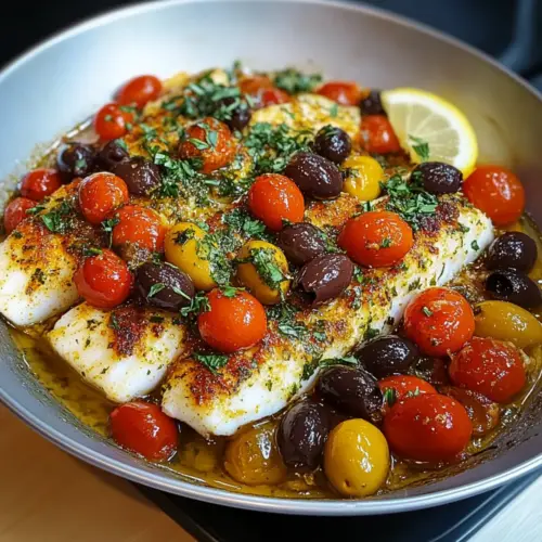 Mediterranean Baked Fish