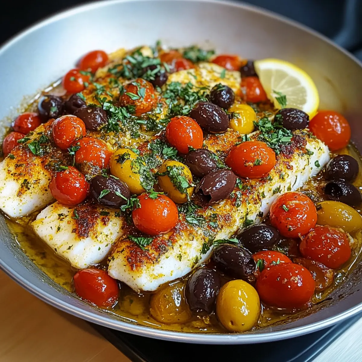 Mediterranean Baked Fish