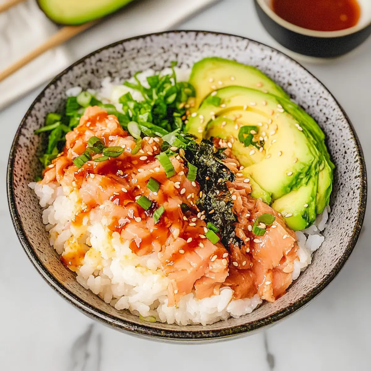 Canned Tuna Sushi Bowl