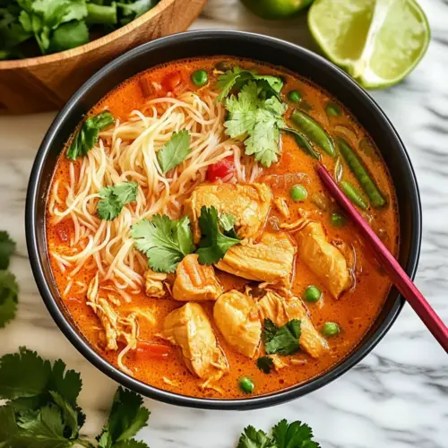 Thai Red Curry Noodle Soup
