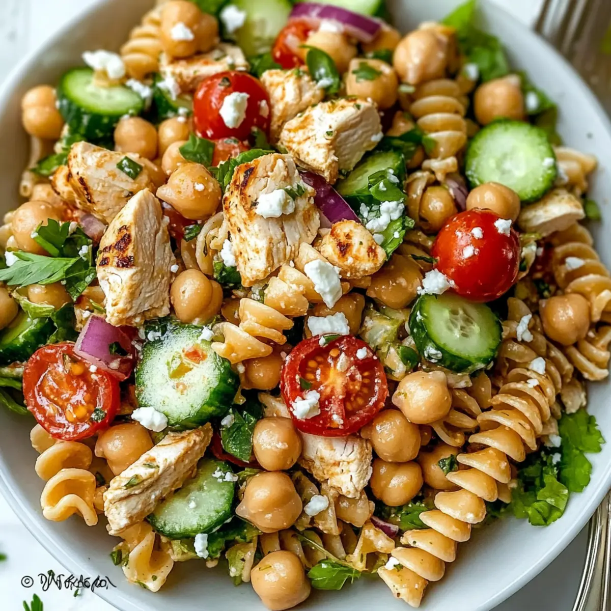 High-Protein Pasta Salad