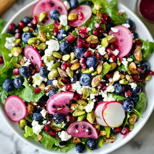 Blueberry Pistachio Spring Salad