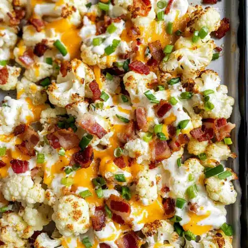 Loaded Roasted Cauliflower Recipe