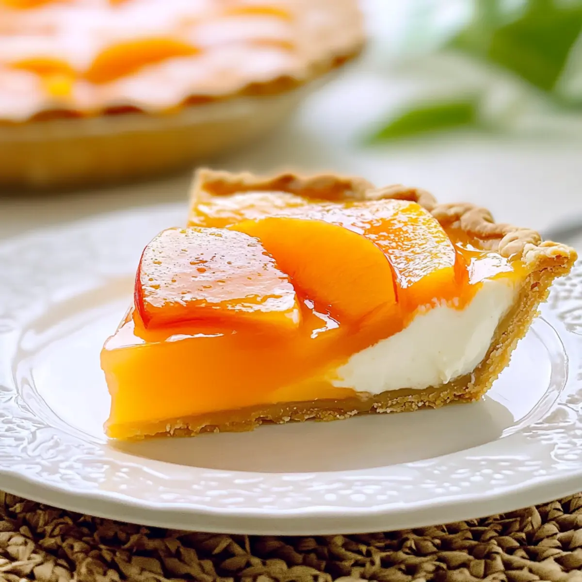 Creamy Peach Pie