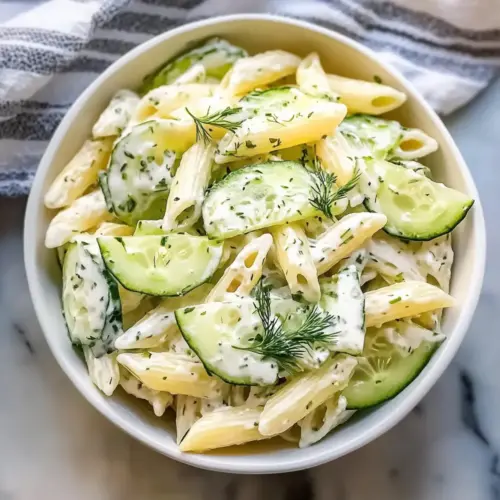 Healthy Cucumber Pasta Salad