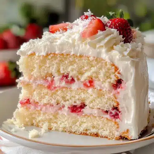 Strawberry Italian Cream Pound Cake
